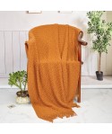 Bohemian Nordic knitted sofa blanket office tassel nap blanket knee blanket bed end blanket 