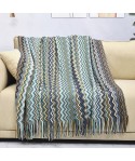 Bohemian knitting blanket office lunch break sofa blanket cover blanket tassel blanket nap blanket bed towel air conditioning blanket 