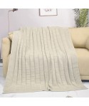 Custom knitted blanket milestone blanket bamboo fiber blanket home decoration blanket knee blanket bed end hanging blanket 