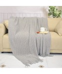 Bohemian Nordic knitted sofa blanket office tassel nap blanket knee blanket bed end blanket 