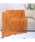 Bohemian office knitting Blanket Sofa blanket air conditioning blanket tapestry tassel blanket homestay bed tapestry Chinese style 