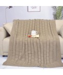 Custom knitted blanket milestone blanket bamboo fiber blanket home decoration blanket knee blanket bed end hanging blanket 