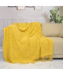 Bohemian office knitting Blanket Sofa blanket air conditioning blanket tapestry tassel blanket homestay bed tapestry Chinese style 