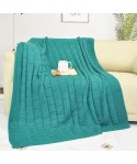 Custom knitted blanket milestone blanket bamboo fiber blanket home decoration blanket knee blanket bed end hanging blanket 