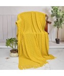 Bohemian Nordic knitted sofa blanket office tassel nap blanket knee blanket bed end blanket 