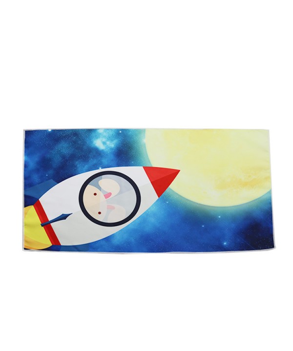 2020 new children's beach towel foreign trade microfiber printed towel quick drying outdoor sports Yoga shop towel