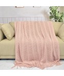 Amazon knitted blanket sofa blanket bed end tapestry wool blanket nap blanket bedroom decorative blanket 