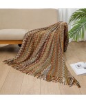 Bohemian blanket cover blanket spring and autumn air conditioning nap blanket bed end blanket bed end Blanket Sofa blanket 