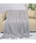 Amazon knitted blanket sofa blanket bed end tapestry wool blanket nap blanket bedroom decorative blanket 