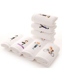 Cotton sports towel 110g thickened 20 * 110cm golf towel embroidery custom logo advertising towel