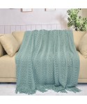 Amazon knitted blanket sofa blanket bed end tapestry wool blanket nap blanket bedroom decorative blanket 