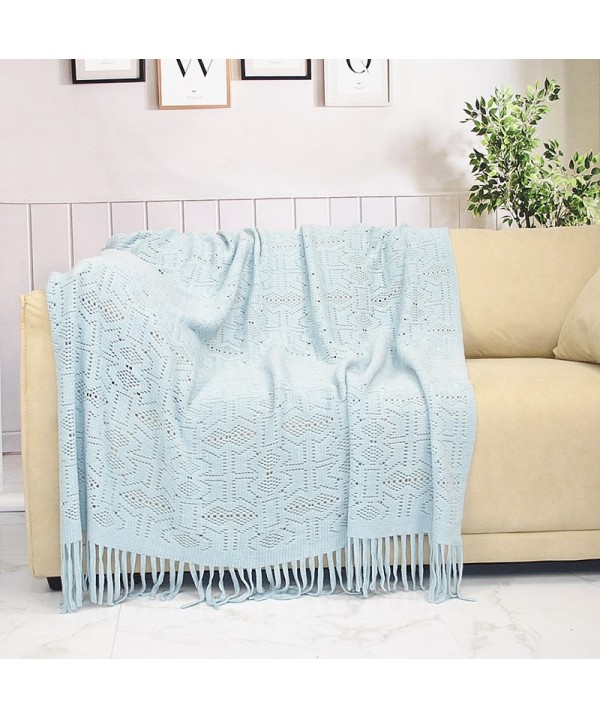 Bohemian office knitting Blanket Sofa blanket air conditioning blanket tapestry tassel blanket homestay bed tapestry Chinese style 