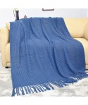 Amazon thickened knitting blanket Nordic sofa blanket hotel bed end blanket tassel shawl blanket cover blanket bed towel 