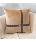 European light luxury flannel lace bedside cushion waist pillow cross border supply household products creative sofa pillow