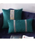 European Dutch velvet lace pillow bedside sofa cushion waist pillow Dutch velvet pillow case bed decoration