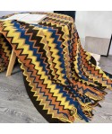 Bohemian sofa blanket blanket blanket blanket summer knitting blanket office nap blanket air conditioning blanket