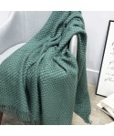 Amazon cross border sales sofa blanket cover blanket bed end knitted blanket three dimensional blanket air conditioning blanket tassel nap blanket