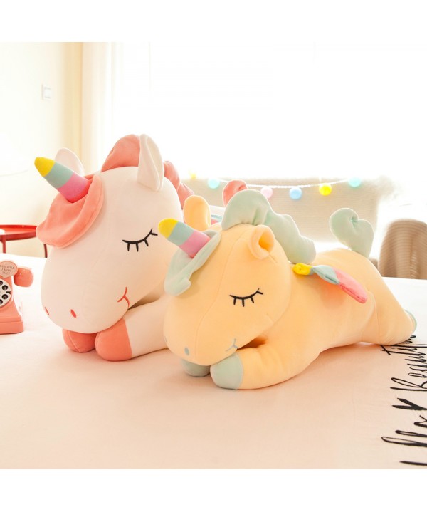 Lovely rainbow Unicorn dream Doll Plush Toy Large doll sleeping pillow children's Day gift