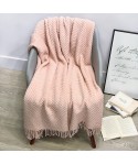 Amazon cross border sales sofa blanket cover blanket bed end knitted blanket three dimensional blanket air conditioning blanket tassel nap blanket