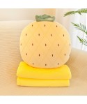 Cross border three in one warm hand pillow, cool summer quilt, fruit air conditioner, plush toy, nap, travel