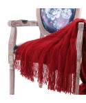 Amazon tassel blanket throwblanket sofa blanket blanket solid knitting Blanket Baby Photography blanket