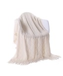 Amazon tassel blanket throwblanket sofa blanket blanket solid knitting Blanket Baby Photography blanket