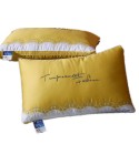 Factory direct supply new feather velvet pillow core British Wind embroidered word stereo adult home pillow home high grade gift