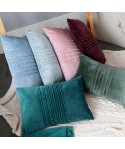 Manufacturers wholesale crepe organ pillow cover solid color Dutch velvet sofa cushion pillow cross border supply