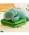 Creative cartoon animal plush doll pillow air conditioner is customized by car office lunch blanket wholesale