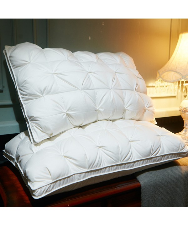 New cotton rose twist pillow three dimensional down pillow top grade hotel duck down pillow core goose down pillow wholesale