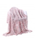 Amazon tassel blanket northern Europe sofa cover blanket home leisure blanket bed end blanket scarf orange