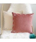 Korean sweet little fresh pillow embroidery Nordic style sofa smile broken flower cushion cover pillow cover