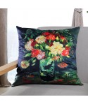 Art, art, oil painting, digital printing, flannelette, pillow case wholesale, sofa cushion, pillow case