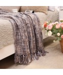 Amazon tassel blanket northern Europe sofa cover blanket home leisure blanket bed end blanket scarf orange