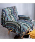 Bohemian sofa blanket lunch break shawl blanket Nordic girl style small blanket famous ethnic style art blanket air conditioning blanket