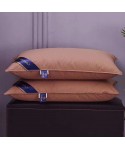 Wechat business popular pure cotton goose down pillow core five star hotel down pillow full cotton pillow core wholesale down pillow