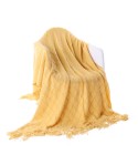 Amazon tassel blanket throwblanket sofa blanket blanket solid knitting Blanket Baby Photography blanket