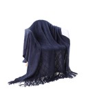 Amazon tassel blanket throwblanket sofa blanket blanket solid knitting Blanket Baby Photography blanket