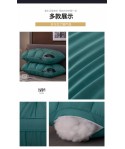 Factory direct supply Hilton pillow core washable high resilience twist 3D feather velvet pillow core hotel home