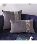 European Dutch velvet lace pillow bedside sofa cushion waist pillow Dutch velvet pillow case bed decoration