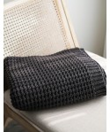 Autumn and winter knitted sofa decorative blanket Nordic ginger blanket single casual Blanket New homestay towel decoration