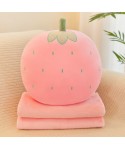 Cross border three in one warm hand pillow, cool summer quilt, fruit air conditioner, plush toy, nap, travel