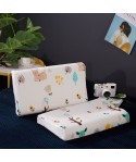 Factory direct cartoon children latex pillow Thailand natural pillow core student memory neck pillow