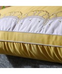 Factory direct supply new feather velvet pillow core British Wind embroidered word stereo adult home pillow home high grade gift