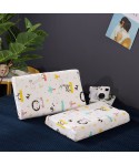 Factory direct cartoon children latex pillow Thailand natural pillow core student memory neck pillow