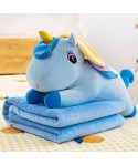 Creative cartoon animal plush doll pillow air conditioner is customized by car office lunch blanket wholesale