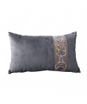 European Dutch velvet lace pillow bedside sofa cushion waist pillow Dutch velvet pillow case bed decoration