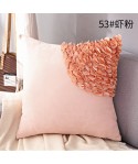 Handmade car flower three dimensional technology pillow cover Nordic sofa cushion suede pillow cover living room bedroom pillow cover