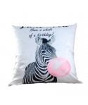 Digital printing goddess portrait black and white series flannel pillow cover sofa cushion car pillow