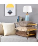 Corduroy sesame velvet two sides with large zipper pillow cover light luxury pillow cover sofa cushion pillow cover